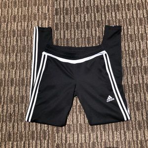 Adidas 3-stripe sweats in black